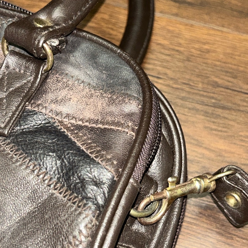Leather Patchwork Crossbody - Picture 10 of 14
